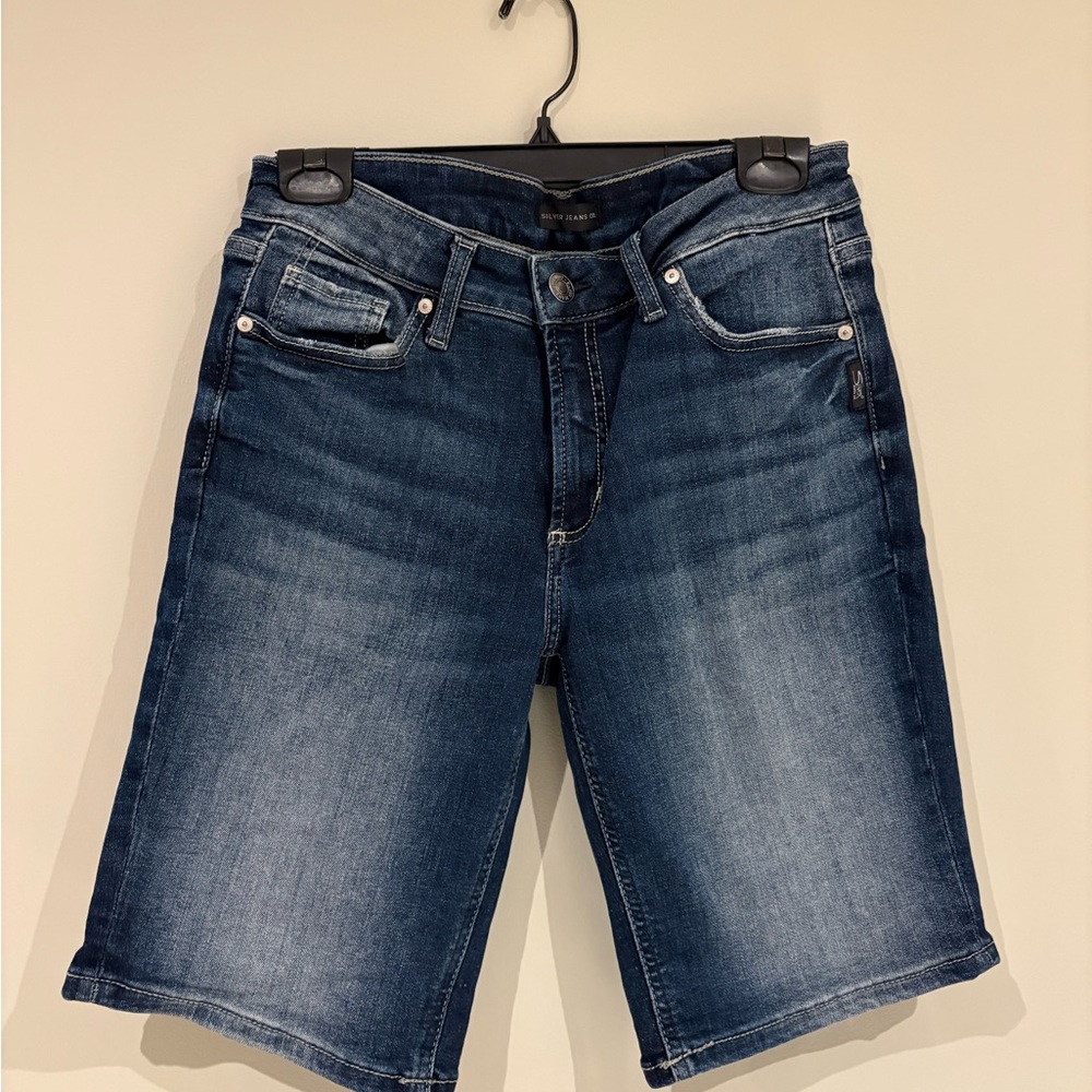 Elyse Bermuda Shorts Silver Jeans Co. W27 L9